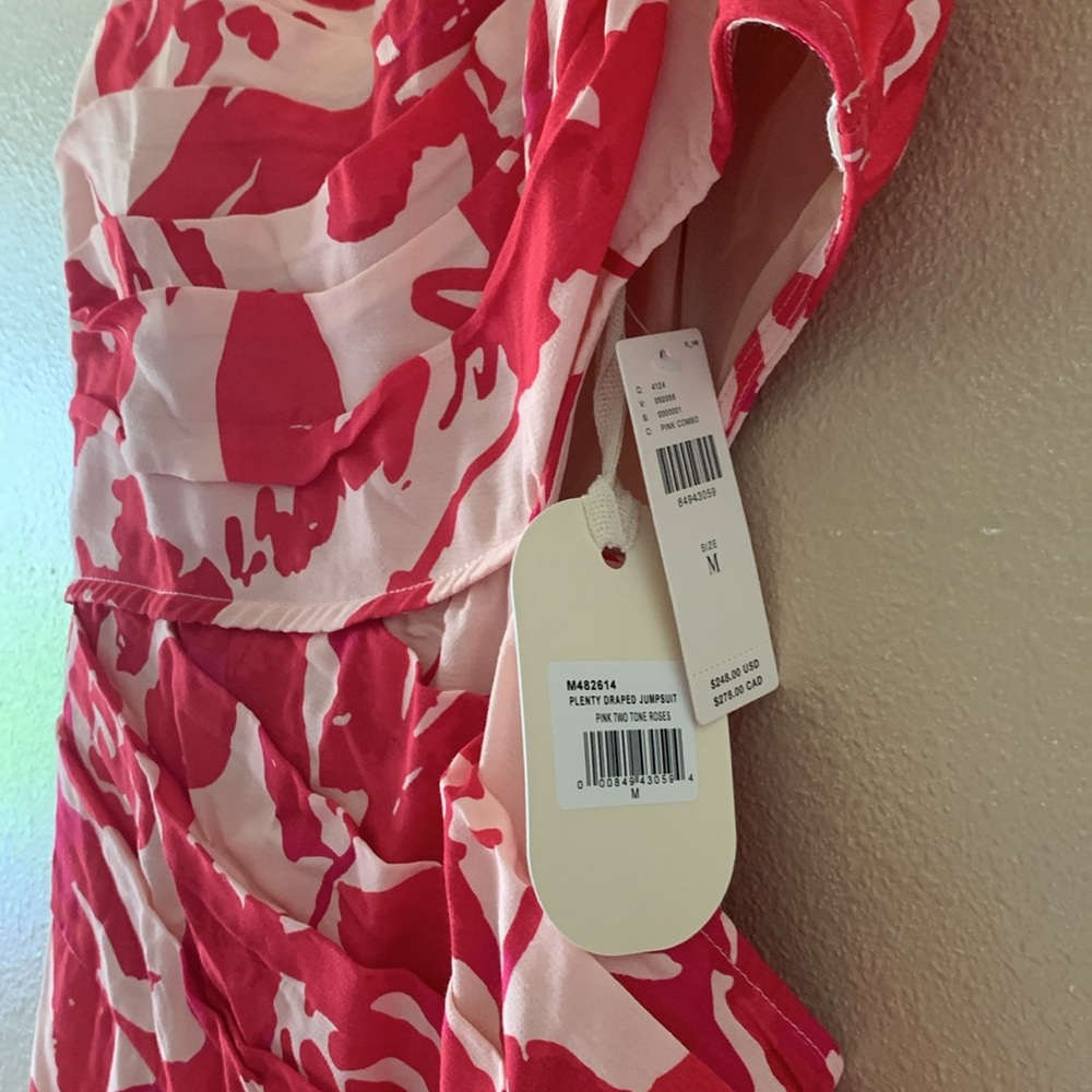 NWT Anthropologie Plenty by Tracy Reese Drapped Jumpsuit Size Medium - Picture 10 of 14